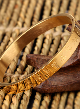 藏式红铜手镯 尼泊尔精工首饰配饰 民族风 批发