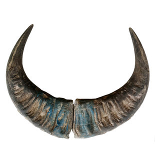 Естественный черный буйвол оригинал материал DIY украшение шерсть твердый коровий рог кончик сырье Рог -рог печать Непредсказуем