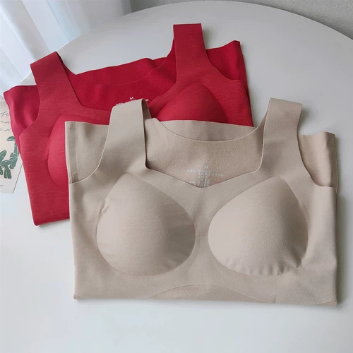 Демисезонная удерживающая тепло майка топ, бархатный цветной топ с чашечками, поддерживающий комфортный бюстгалтер, по фигуре, простой и элегантный дизайн, большой размер