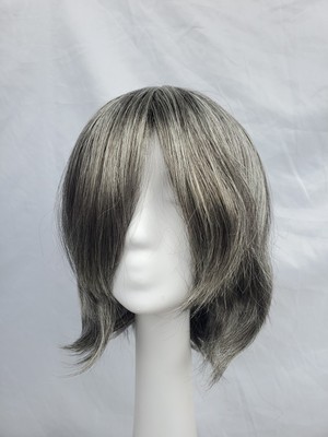 taobao agent Zhou Xingchi same wig cos Xingye wig performance props oblique bangs wig