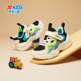 Xtep, туфли для мальчиков, детская амортизирующая спортивная обувь на липучке, осенние