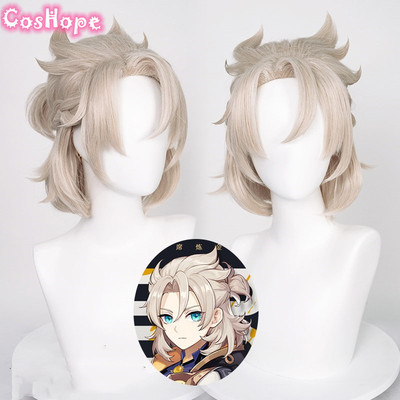 taobao agent COSHOPE ALBEDO 35 cm flax color short wig COS high -temperature silk modeling