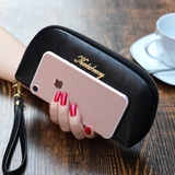 Бумажник, сумка через плечо, универсальный длинный кошелек, маленькая сумка клатч для матери, новая коллекция, из натуральной кожи