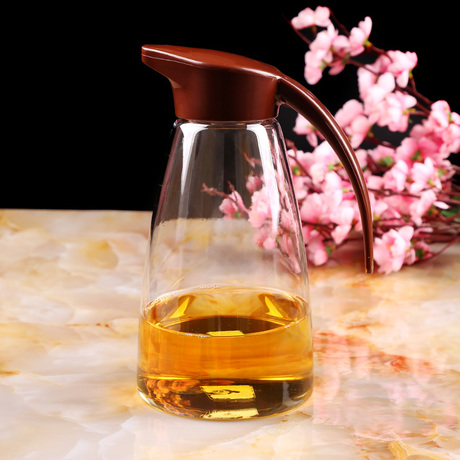 嘉宝亚克力油壶800ml家用透明防漏油壶塑料酱醋味瓶大号饺子醋瓶