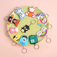 Зеленый силиконовый брелок