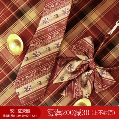 taobao agent [Immortal CLUB] Original JK New Year Small orthodox uniforms [Lion Dance Tie/Tie] Spot