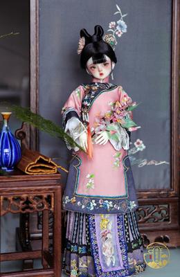 taobao agent BJD ancient style quadruple baby clothing customer custom hand embroidery special display