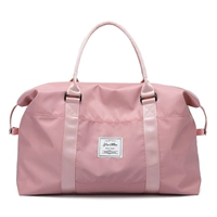 Розовая ткань, чемодан, увеличенная толщина