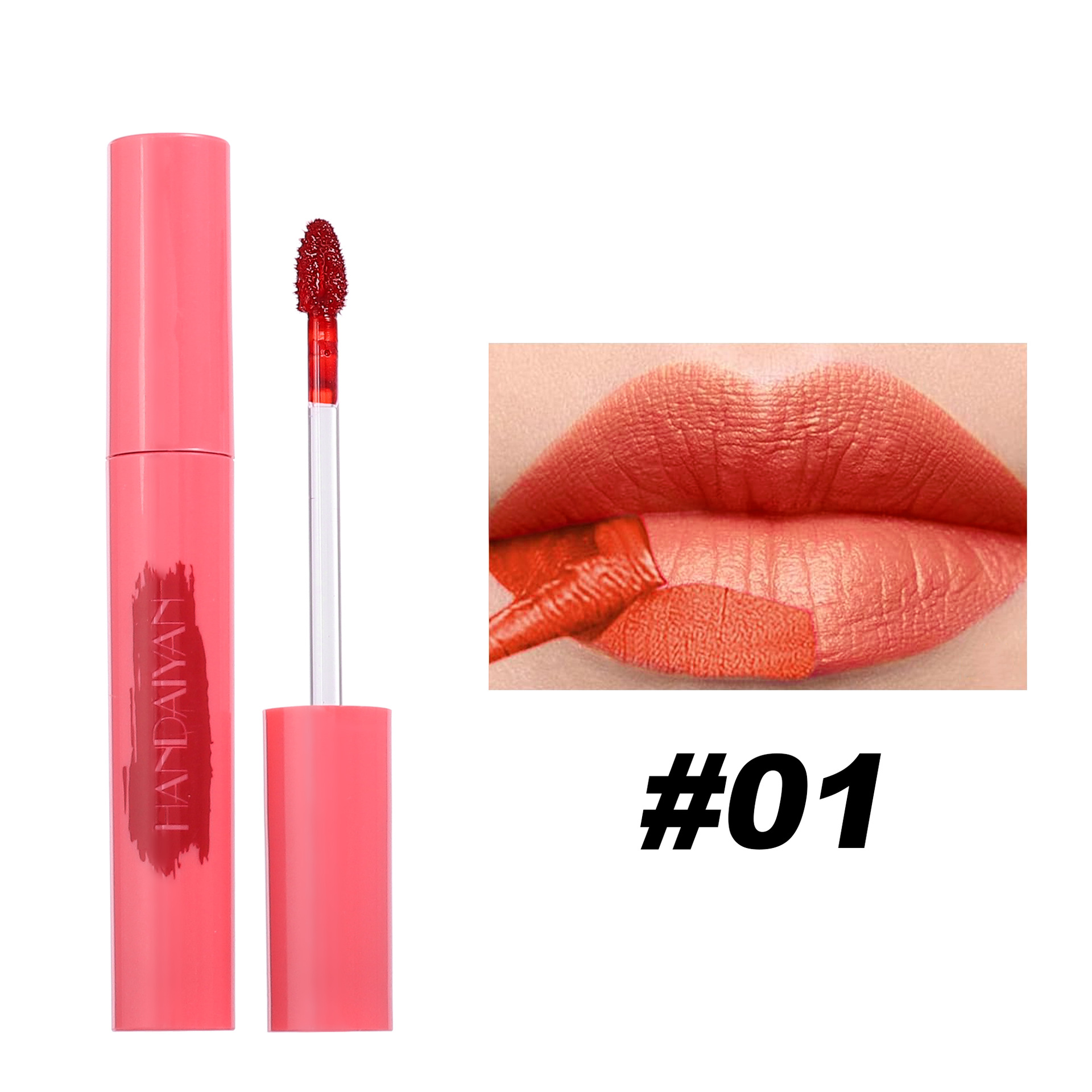 Stained lip peeling lipstick 01