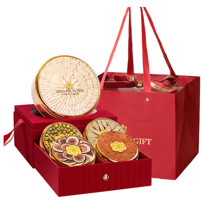 【春节送礼】福东海西洋参黄芪铁皮石斛红参鹿茸片五拼礼盒SQ