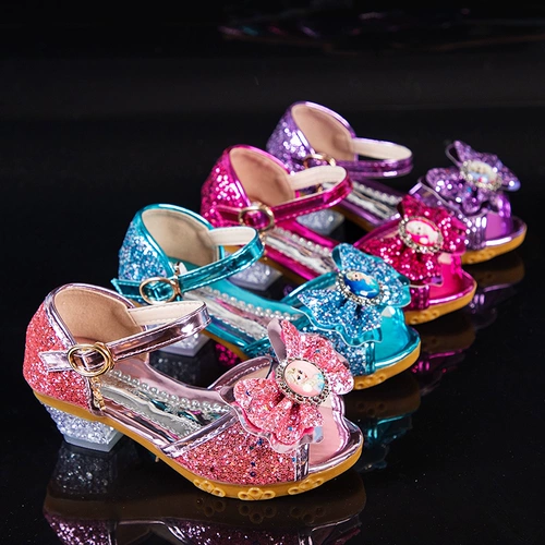 Детские сандалии, высокая летняя обувь для принцессы, коллекция 2022, подходит для подростков