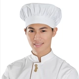 Мужская GM Hotel Chef Шляпа Шляпа фабричная столовая белая санитарная шляпа белая работа работа с пирожными магазин едой шляпа шляпа