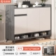 [ON -Site Service Service ❤ Нажмите дверь] 105*32*100 см Morandi Grey+теплый белый (примечание