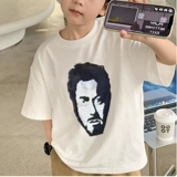 Детские блестки для ногтей, летняя базовая футболка с коротким рукавом для мальчиков, подходит для подростков