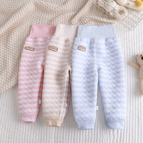 Детские штаны, детский удерживающий тепло бандаж пупочный, удерживающие тепло леггинсы, термобелье, высокая талия
