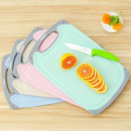 Пшеничная соломенная режущая кухня режущая доска пластиковая домохозяйственная фрукты мелкая рубка