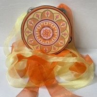 Оранжевый, 6 дюймовый, диаметр 15мм, 15 см