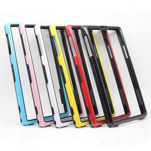 

Чехлы, Накладки для телефонов, КПК Bi/color border SONY L39H XPERIA Z1 C6902