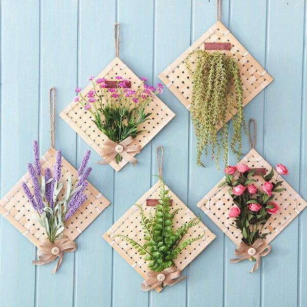 Сельская местность Бамбук моделирование завод Украшение стены творческий домой метоп декоративный Декоративный брелок Часть бар магазин декоративный Вкус