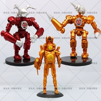 Большие подвижные часы, сверло, кукла, 3 шт