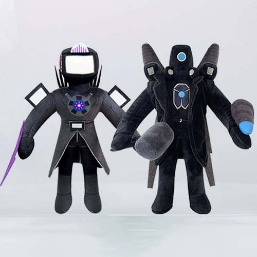 Туалет, плюшевая кукла, монитор, часы, игрушка