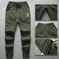 Модель в стиле милитари, маленькая, толстая, зеленого цвета [добавлена эластичность в области промежности]