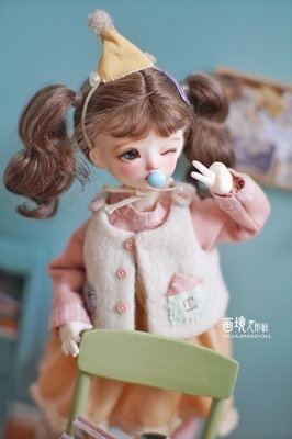 taobao agent Painting Humanoid Society original BJD genuine 6 -point girl Wink Ava BJD SD similar doll