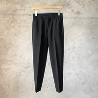 K11 Черные укороченные брюки (обычная классика)