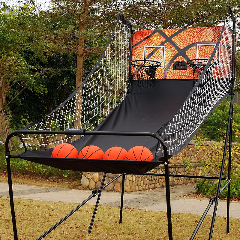 [USD 88.79] Special Price Double Basketball Throwing Machine Children