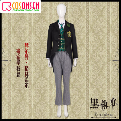 taobao agent COSONSEN black deacon COS service school chapter Herman Green Hill Cosplay clothing customization