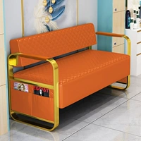 Оранжевая из нержавеющая сталь.