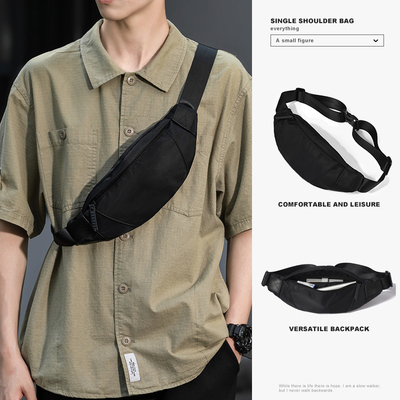 taobao agent Tide, belt bag, brand shoulder bag, one-shoulder bag, sports mobile phone, universal chest bag, small bag