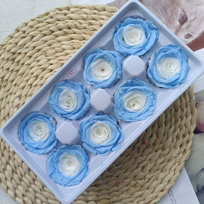 Иммортальная/бессмертная цветочная Diy материал роза B-уровня real flower засушенные цветы высококлассный ручной букет капучино набор целая коробка
