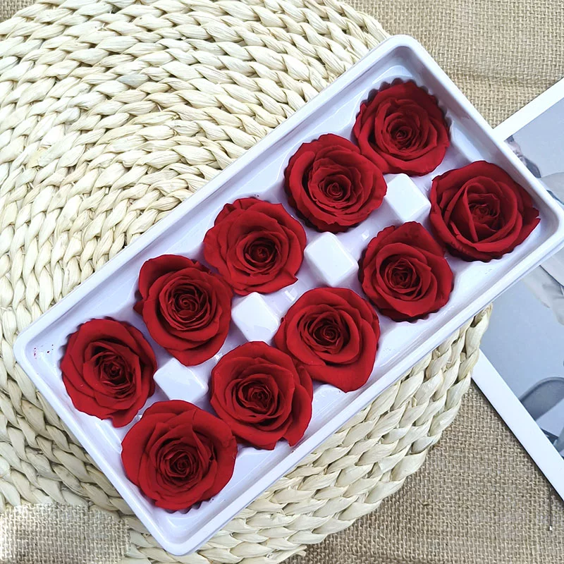 Иммортальная/бессмертная цветочная Diy материал роза B-уровня real flower засушенные цветы высококлассный ручной букет капучино набор целая коробка