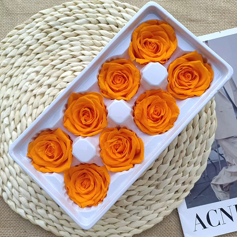 Иммортальная/бессмертная цветочная Diy материал роза B-уровня real flower засушенные цветы высококлассный ручной букет капучино набор целая коробка