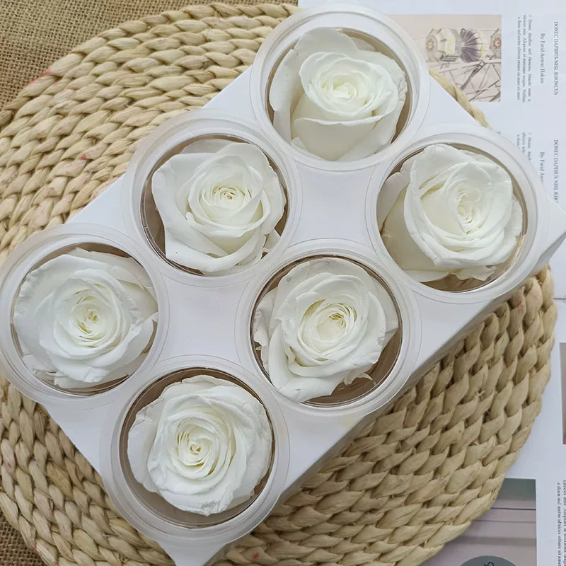 Иммортальная/бессмертная цветочная Diy материал роза B-уровня real flower засушенные цветы высококлассный ручной букет капучино набор целая коробка