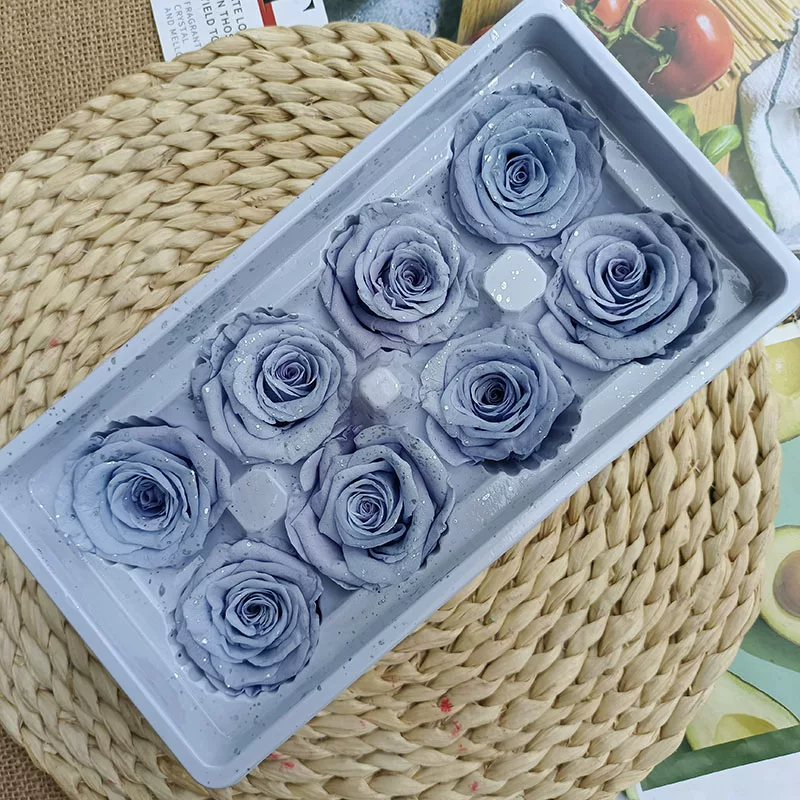 Иммортальная/бессмертная цветочная Diy материал роза B-уровня real flower засушенные цветы высококлассный ручной букет капучино набор целая коробка