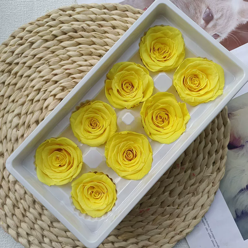 Иммортальная/бессмертная цветочная Diy материал роза B-уровня real flower засушенные цветы высококлассный ручной букет капучино набор целая коробка
