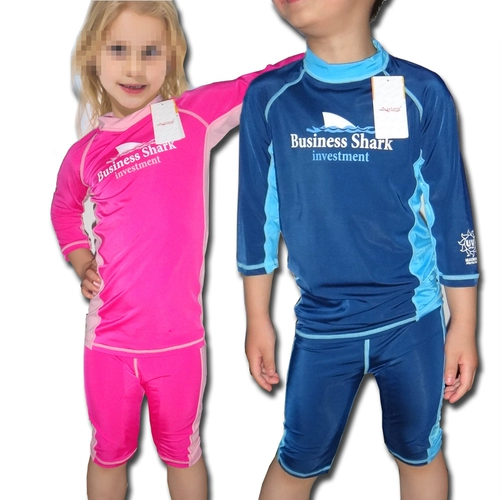 Детская раздельная одежда для защиты от солнца, купальник для мальчиков, униформа, штаны