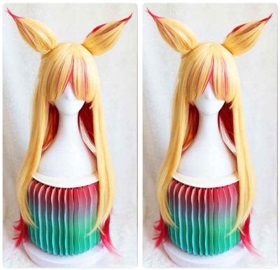 taobao agent Ear -containing wig lol League of Legends Star Guardian Magic Girl Aju Cos clothes