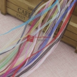 Белая шифоновая прозрачная лента, 3mm, 910м