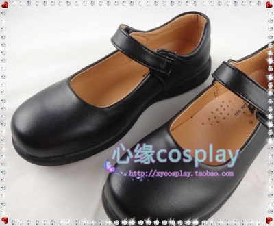 taobao agent Heart Cosplay Universal COS shoes girl cos shoes Student leather shoes can daily