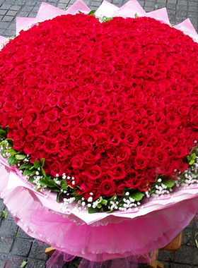 365朵520朵999朵求婚玫瑰花订婚鲜花广州韶关深圳珠海汕头佛山