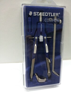 Немецкий Staedtler 552 02 прецизионный быстродействующий компас для профессионалов/инженерный чертеж/студенческий компас