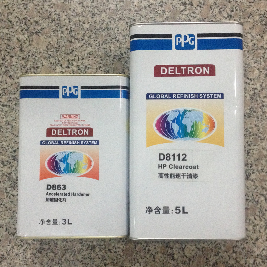 

PPG/d8112 varnish +d863 curing agent PPG-D8112 +D863