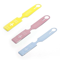 Самолет, багажная бирка, 3 шт