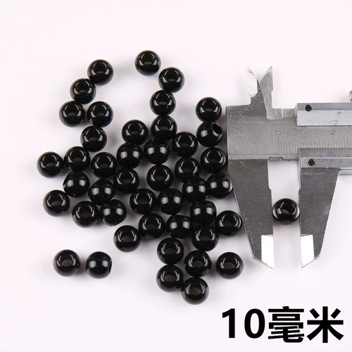 Черные бусины, аксессуары, плетеный мобильный телефон ручной работы, аксессуар для волос, резинка для волос, связать своими руками