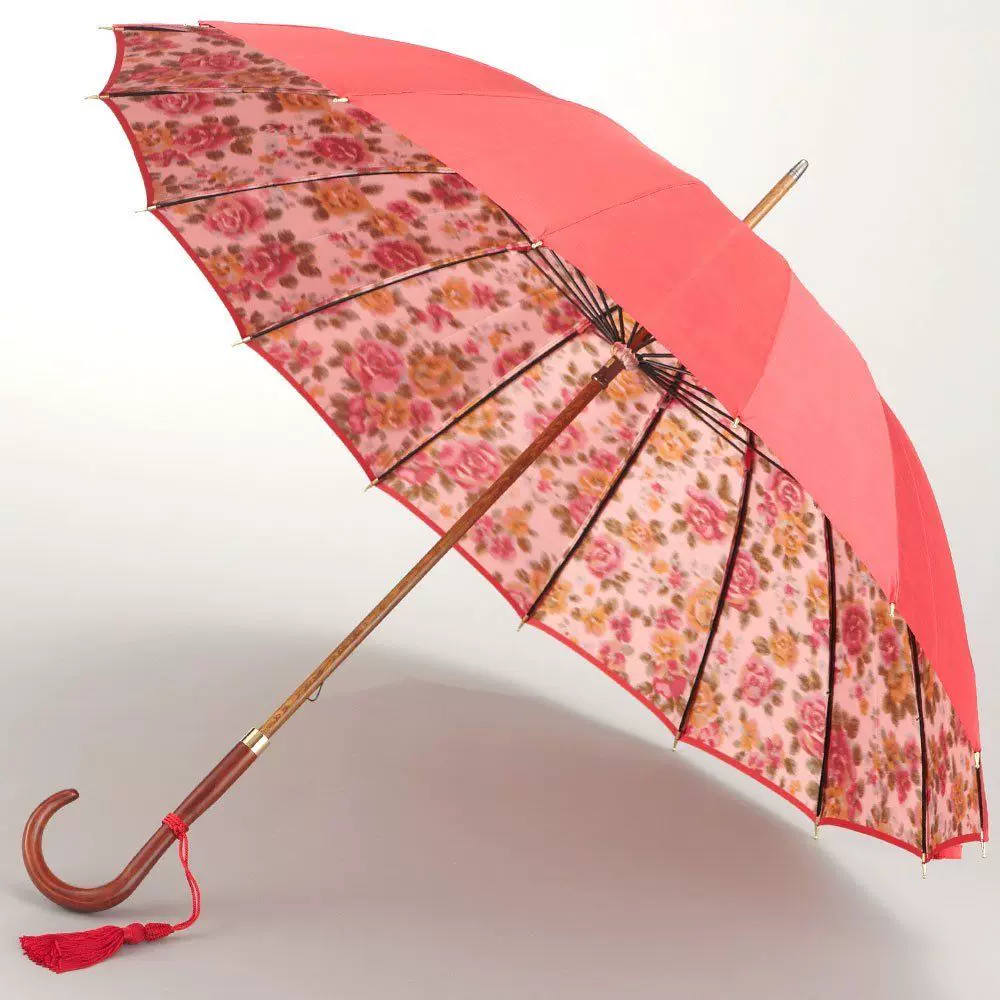 日本皇室御用前原光荣商店玫瑰女士ほぐし織雨伞长伞日本代购-Taobao