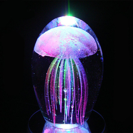 创意结婚摆件饰品生日小礼物夜光水晶球水母新奇特送闺蜜男女朋友