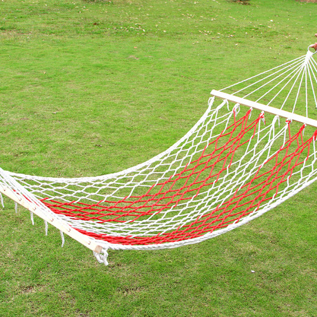 加粗特价户外室内单人休闲网兜吊床秋千尼龙绳网状宿舍吊篮吊椅